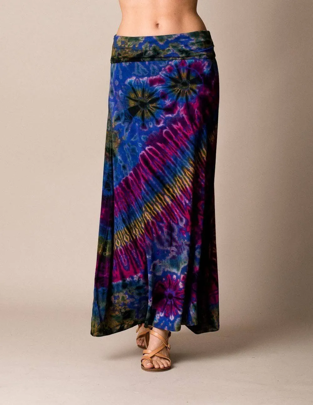 Tie-Dye Flowy Skirt