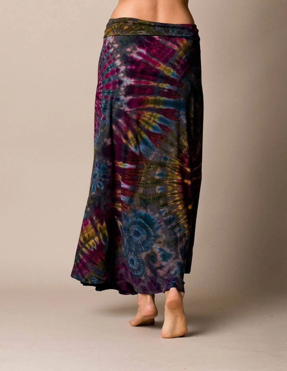 Tie-Dye Flowy Skirt