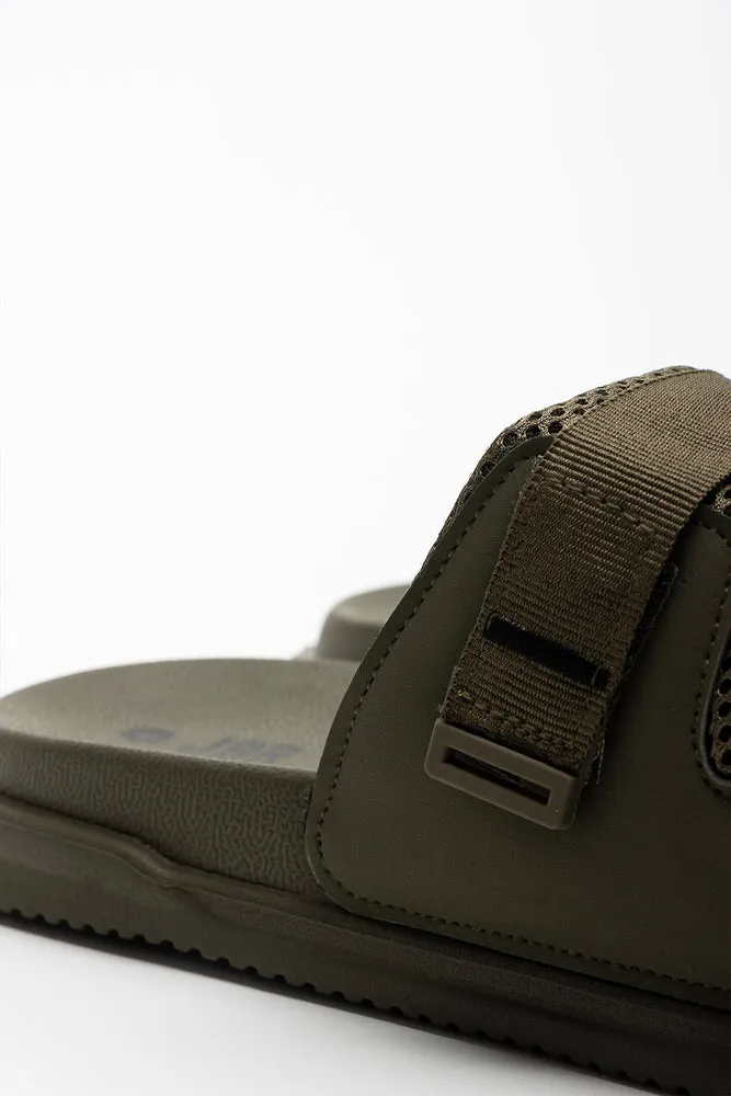 Utility Slide Dark Green